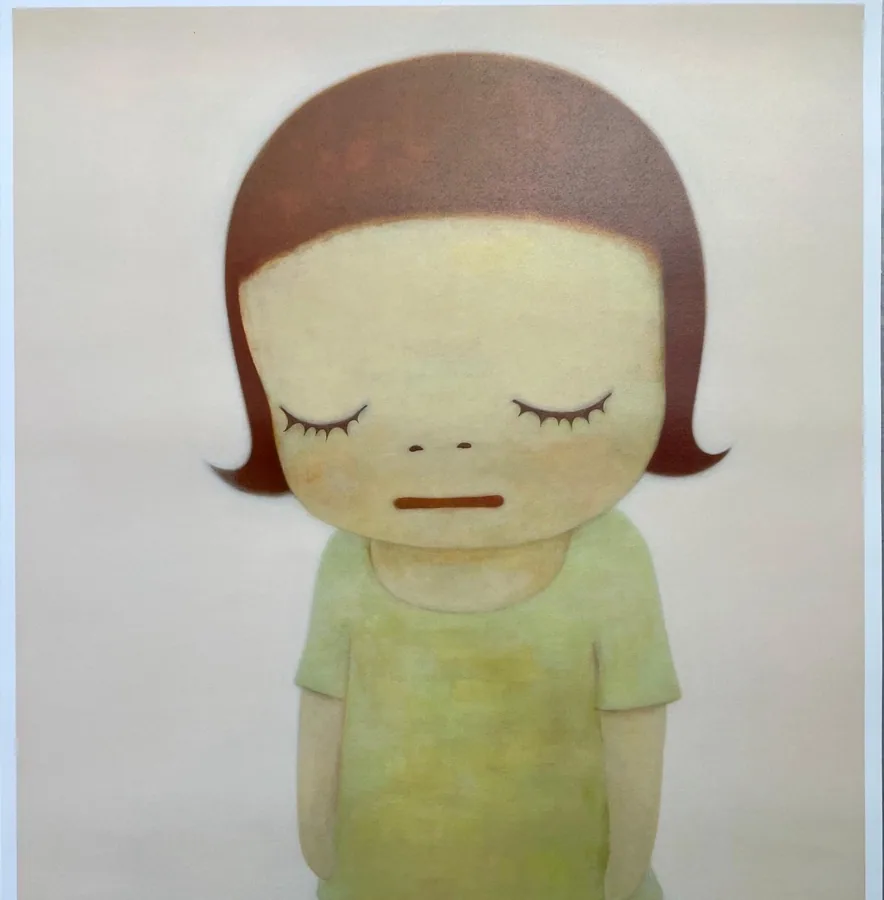 奈良美智 少女モチーフの版画