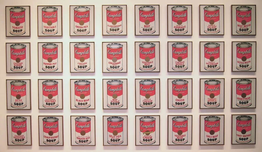 アンディ・ウォーホル「Campbell's Soup Cans」