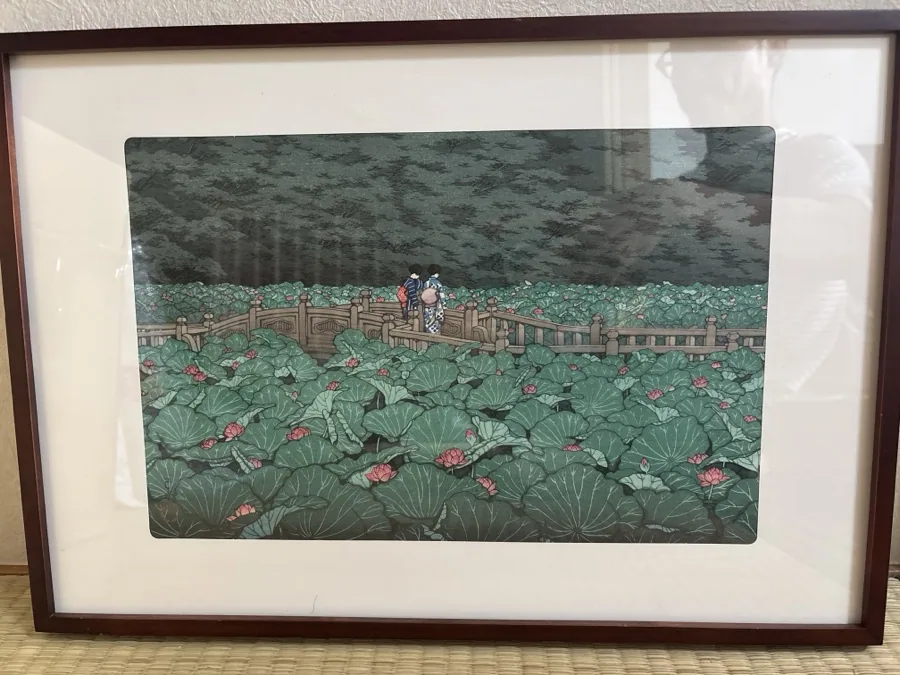 川瀬巴水「芝弁天池」
