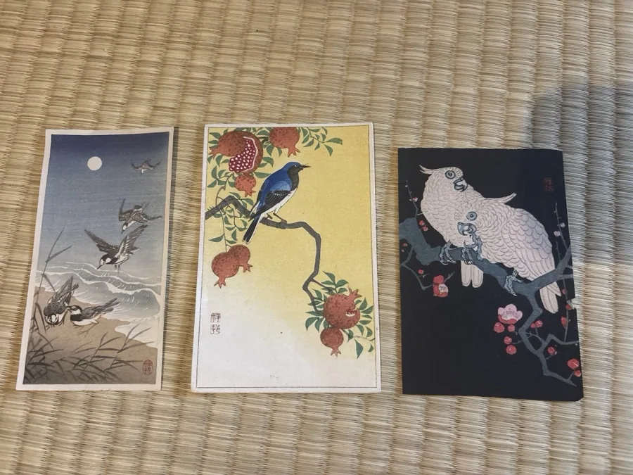 小原古邨「花鳥版画三点」