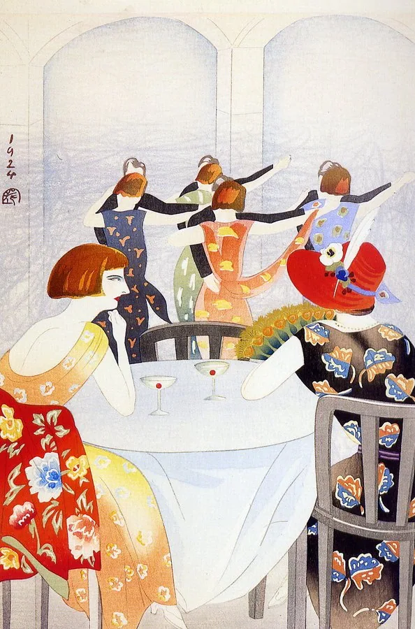 山村耕花「上海新カールトンダンスホール」